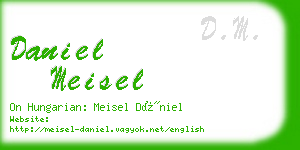 daniel meisel business card